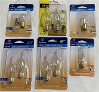 6 packages Westinghouse & Sylvania  Light bulbs