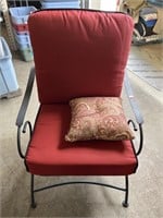 Metal Chair with Cushions
