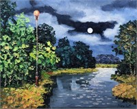 "Twilight" 16"x20" Original Painting - Antanenka