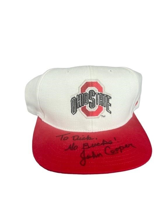 A John Cooper Ohio State Nike Baseball Hat, Signed