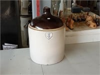 5 gal heart stoneware jug