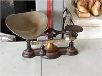 cast iron counter top scale