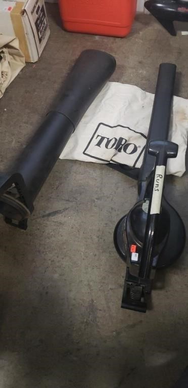 (1) Toro Electric Super Blower/Vacuum (Works)