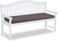 OYDAS Indoor/Outdoor Bench Cushion 32x12 Brown