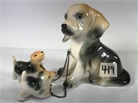 3 Dog Set Figurines