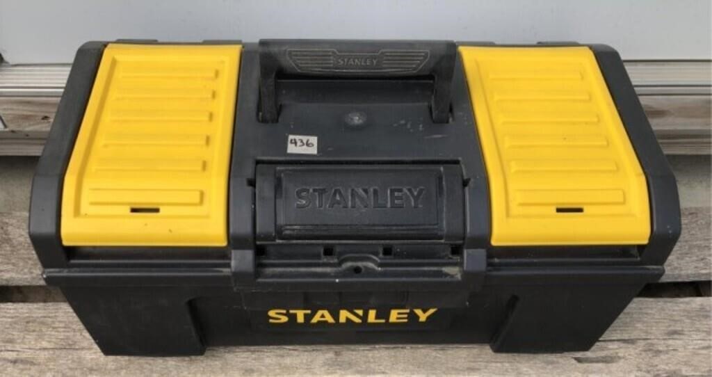 Stanley Plasic Toolbox 9 1/4" H x 10" W x 18 3/4"L