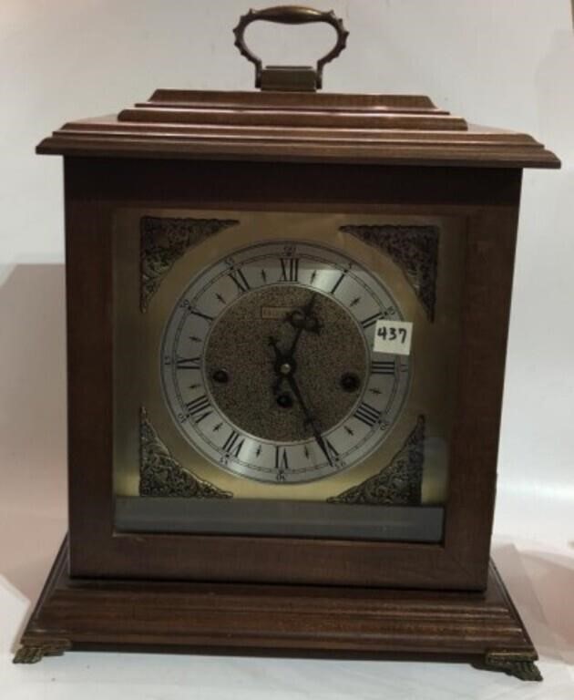 Antique Bulova Chimed Mantel Clock with Franz