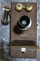 Antique American Electric Co. Wall Crank Telephone