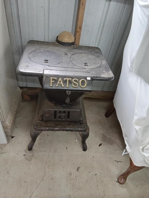 Fatso cast iron wood burning stove