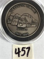 Burlington Northern Railroad 1970-1995 Medallion