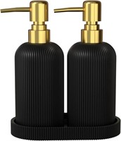 $25  LKKL Soap Dispenser  Gold Pumps  Black