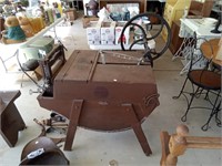 antique wood boss washing machine