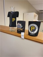 Pittsburgh pirates glass holders