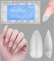 Gel x 500Pcs Almond Fake Nails  10 Sizes  DIY