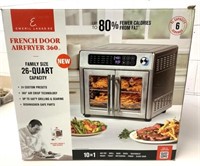 New French Door Airfryer 360 Emeril Lagasse 26Qt