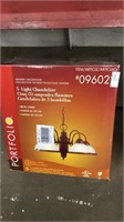 Five light chandelier new in box