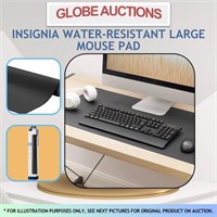 INSIGNIA WATER-RESISTANT LARGE MOUSE PAD