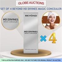 SET OF 4 BEYOND HD DIVINES MAGIC CONCEALER