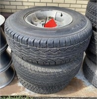 Assorted 31X10.50R15 LT 109S and 30X9.50R15LT and