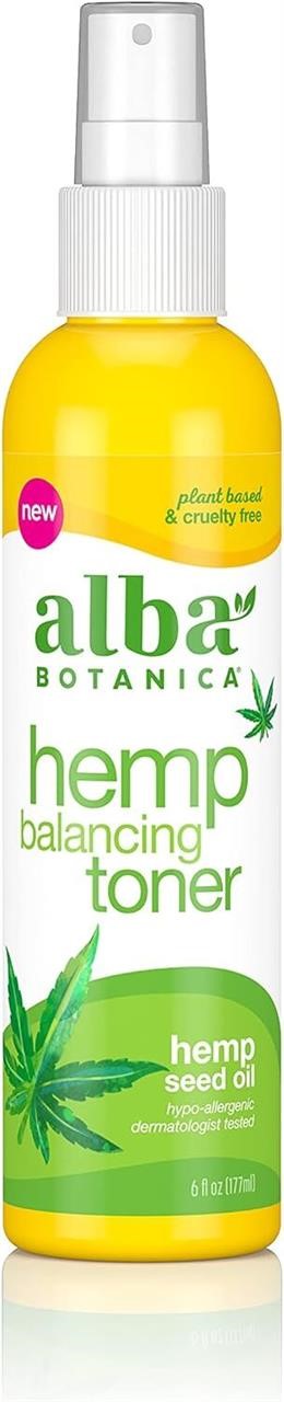 $28  Alba Botanica Hemp Balancing Toner  6 oz