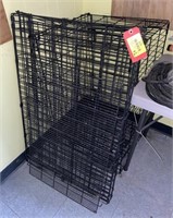 Metal Wire Dog Crates, 26x26x40in 
(Bidding 1x