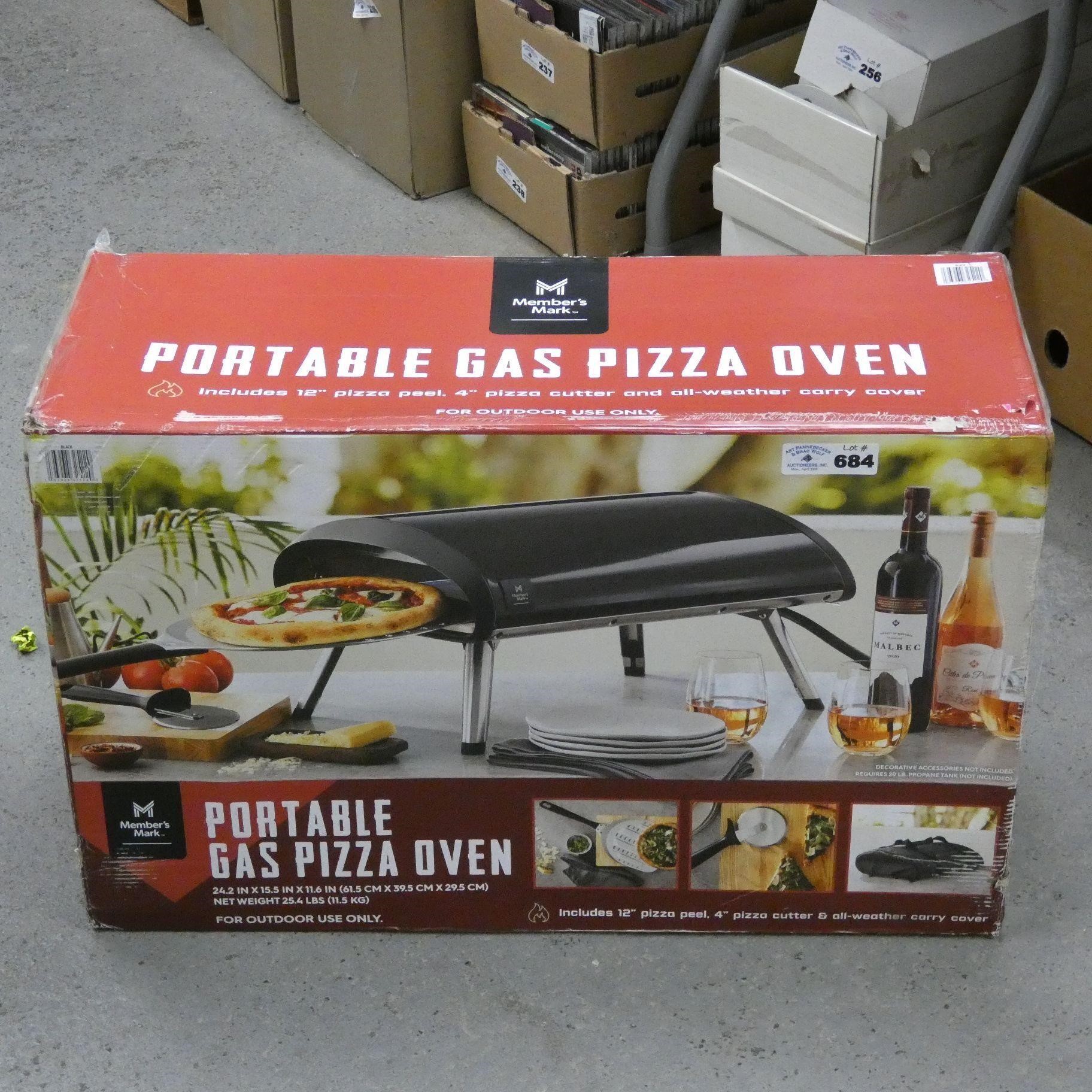 NEW Member's Mark Portable Gas Pizza Oven - Black