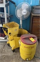 Mop Bucket, Knaack 5 Gallon Water Dispenser and