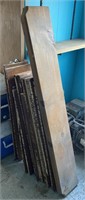 Oak Tread Stained Shelving Boards, 11-1/2x48x1in
