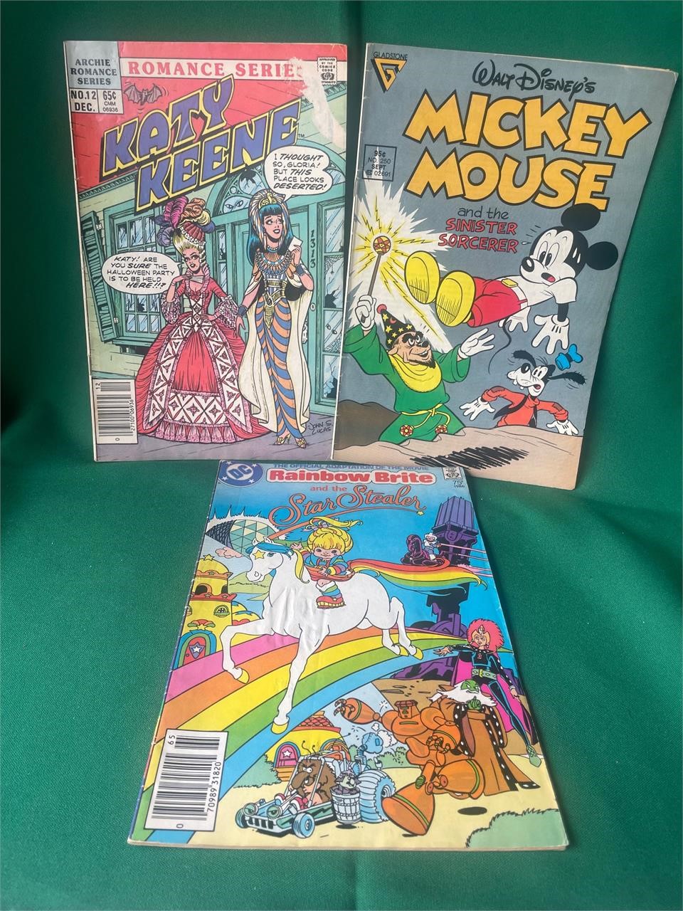 3 Comics Rainbow Bright Mickey Katy Keene