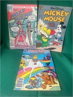 3 Comics Rainbow Bright Mickey Katy Keene
