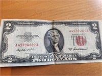 Two-Dollar Bill, red seal