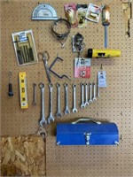 Ace Standard Wrenches, Small Tool Box, Flashlight,