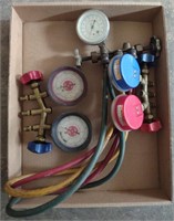 Various Charging Hose & Manifold Gauges