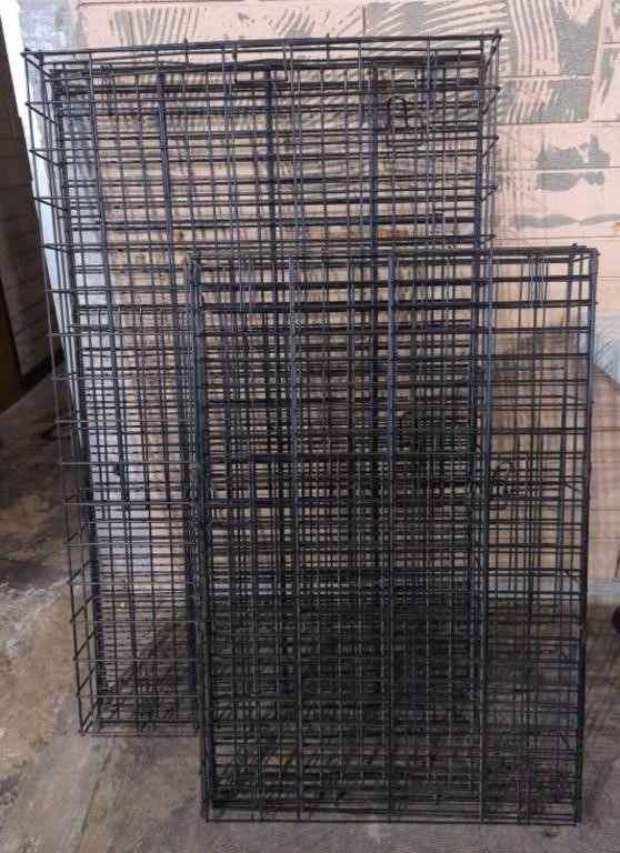 Metal Dog Crate LG (32"×42"×28") &