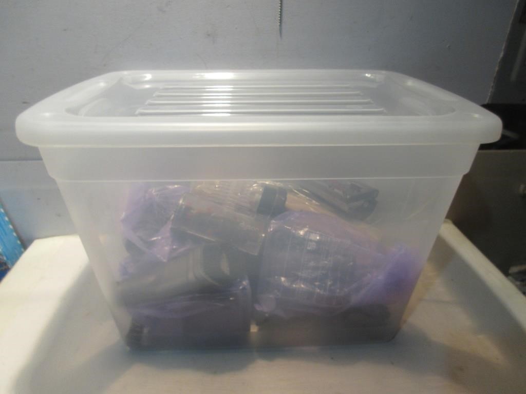 NEW DYSON ACCESSORIES IN PLASTIC CONTAINER