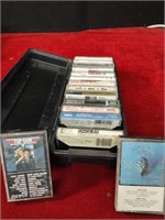 15 Cassette Tapes in Carrying Case