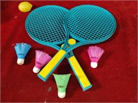 Badminton Set - Rackets and Shuttlecocks