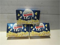 3 BOXES OF CINEPLEX BUTTER POPCORN FOR MICROWAVE