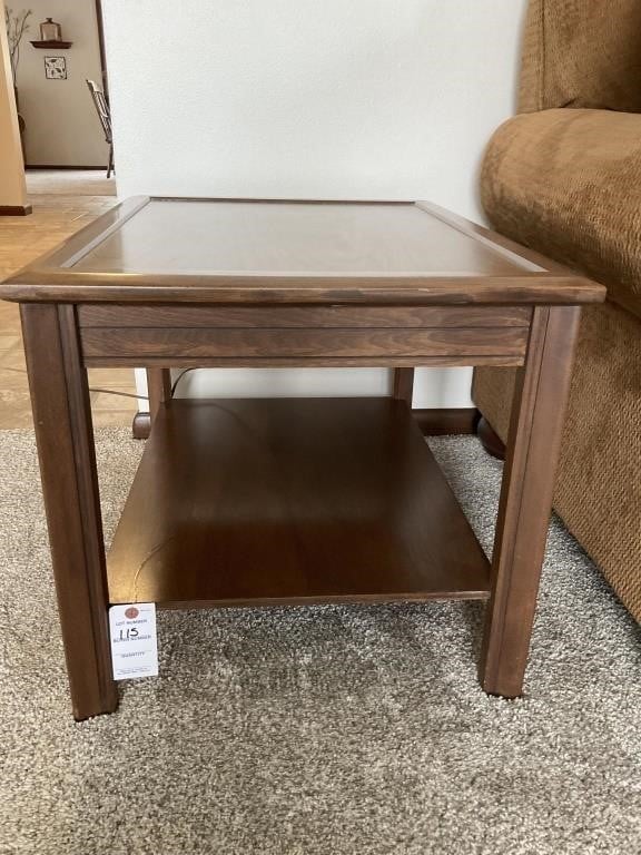 VTG Solid Wood Side Table
