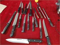 Knives, Knives, Knives & 2 Sharpeners