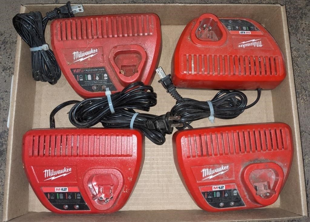 Milwaukee Battery Charger (bidding 1xqty)