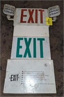 Exit Signs (bidding 1xqty)