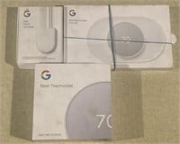 Google Nest Thermostat, Trim Kit, & Power