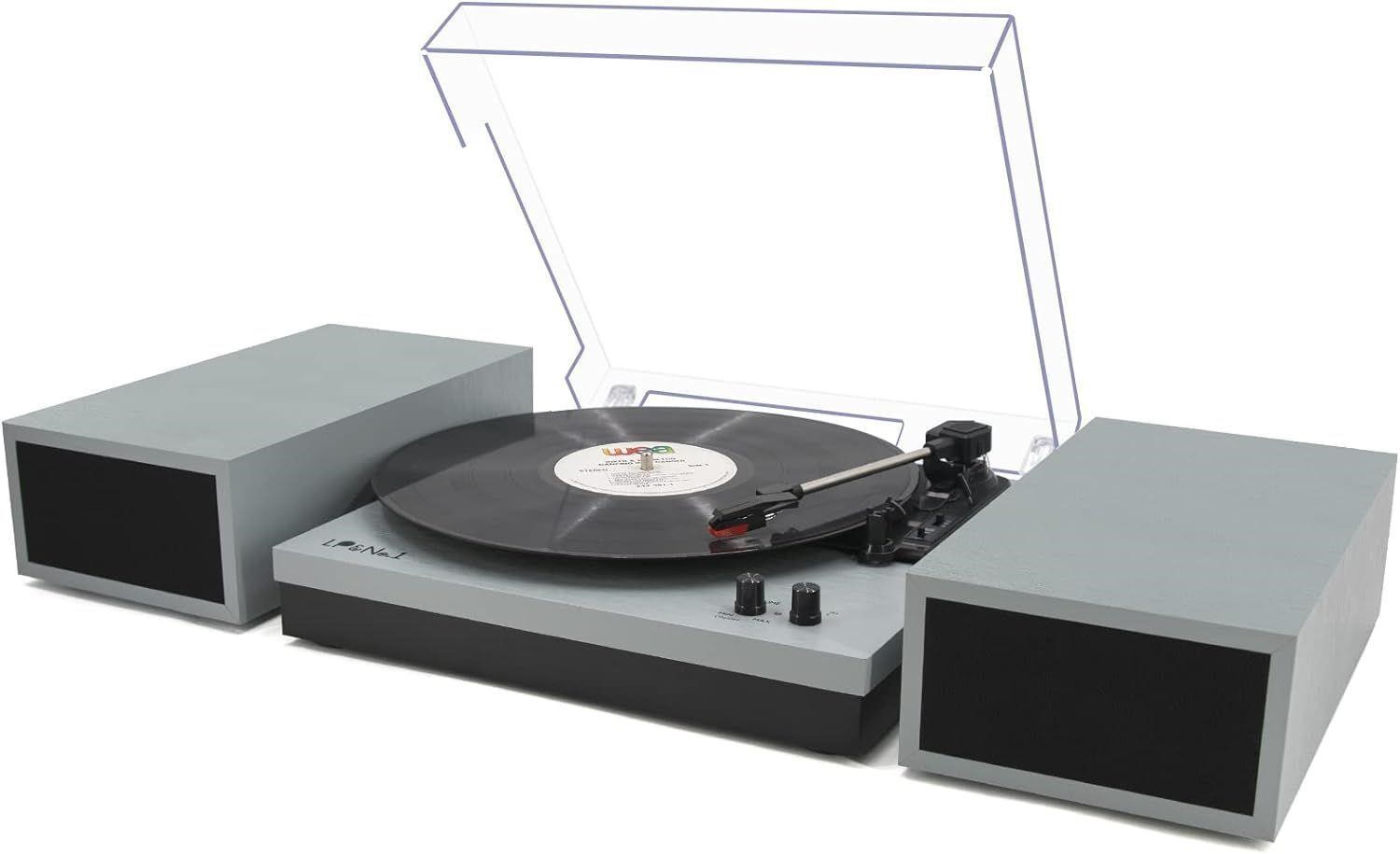 Record Player with External Speakers