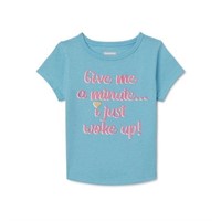Garanimals Baby Girls' I Just Woke Up T-Shirt, 18M