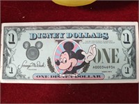 Disney Dollar Bill