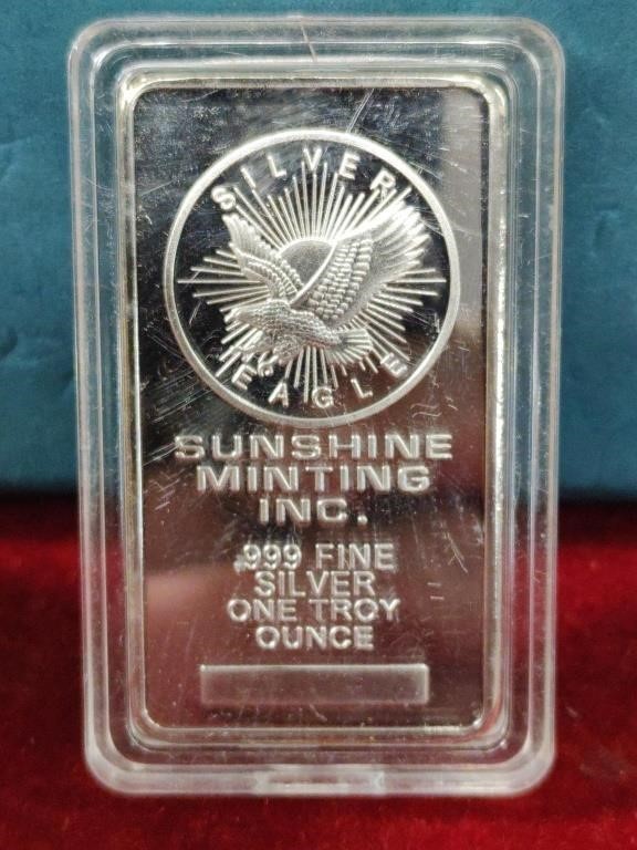 Sunshine Minting Silver Plated Bar