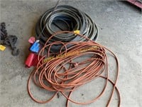 Air Hose, Flags & Ext. Cord (Missing 1 End)