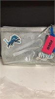 LIONS CLEAR PURSE WITH TAGS
