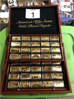 Gold Plated Ingots of the 50 States